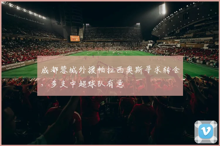 成都蓉城外援帕拉西奥斯寻求转会，多支中超球队有意